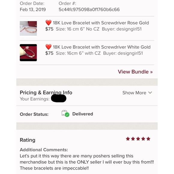 5⭐️ Rated ❤️ Screw Head Bracelet w Screwdriver 7” - Picture 6 of 8